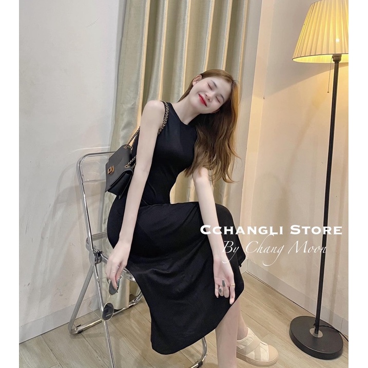 VÁY SÁT NÁCH DẺO DÁNG DÀI MAXI