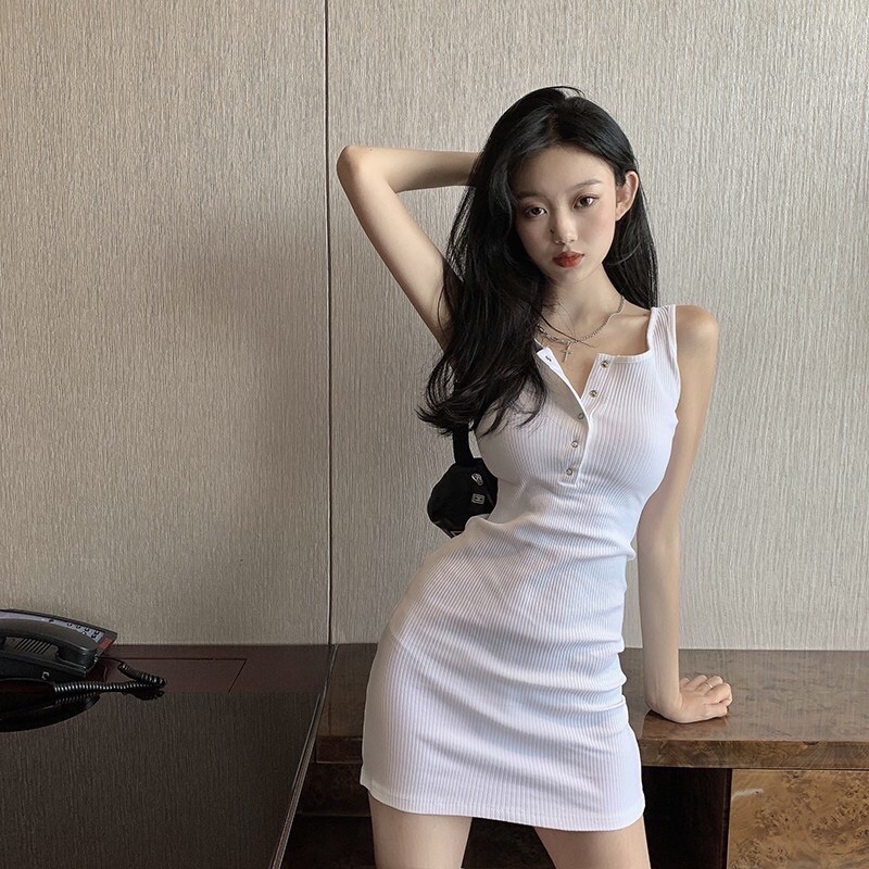 Đầm không tay sát nách ôm body dáng cực chuẩn | BigBuy360 - bigbuy360.vn
