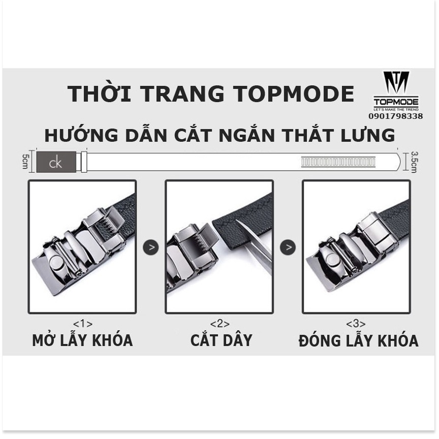 Thắt lưng nam hàng hiệu cao cấp PLB. - Tặng hộp và túi đựng