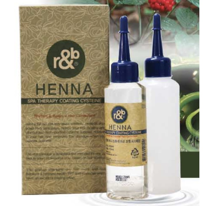 Thuốc uốn tóc Thảo dược Henna R&amp;B ( cho tóc Thường , tóc hư tổn / yếu) 150ML