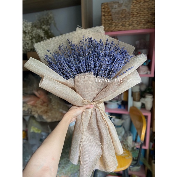 Hoa khô lavender  Pháp - Cam kết hoa đúng chất lượng