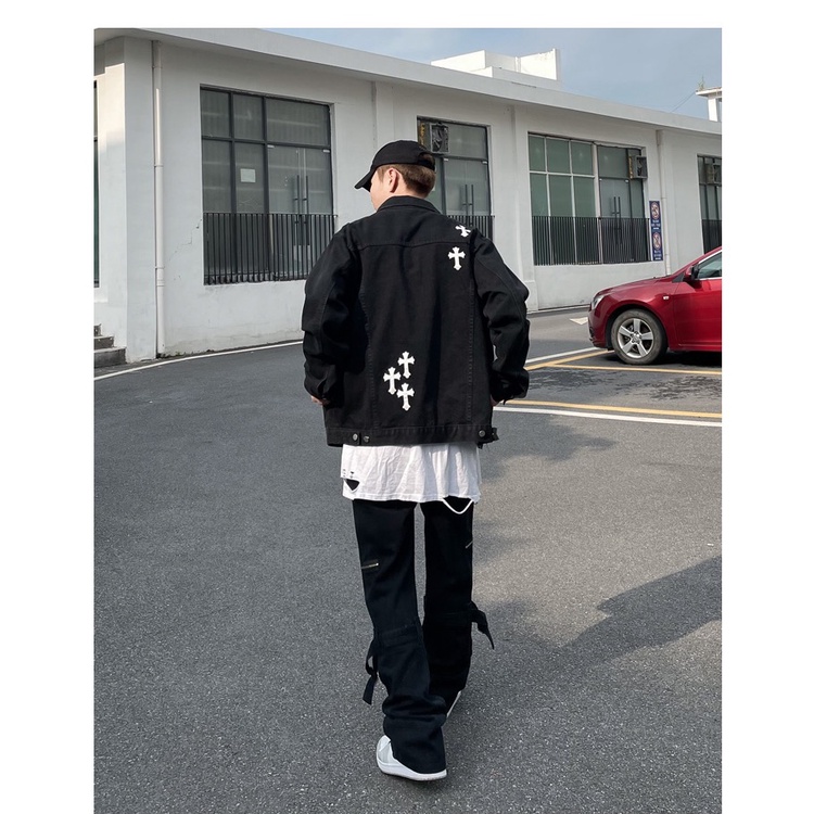 Áo Jeans Jacket Chrome Heart1 FW22