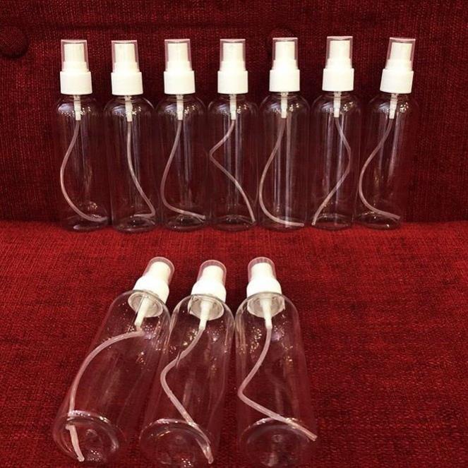 Chai xịt phun sương, lọ chiết mỹ phẩm, tinh dầu, dung dịch sát khuẩn trong suốt dung tích 30ml - 50ml - 100ml 88069