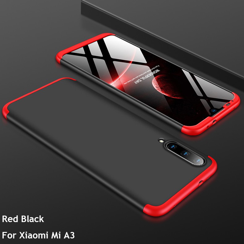 Ốp lưng bảo vệ toàn diện phối hai màu nhiều mẫu mã cho điện thoại Xiaomi Mi A3