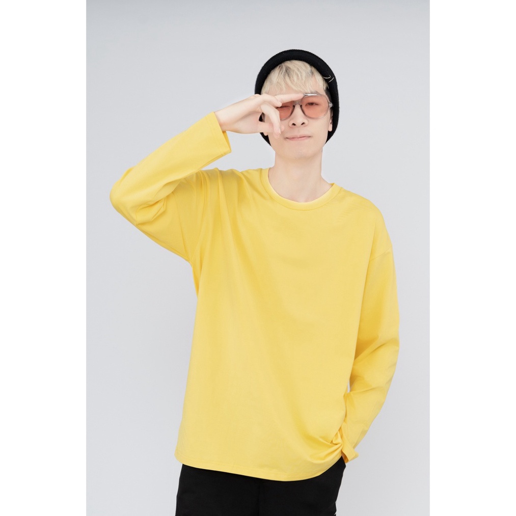 Áo thun dài tay N7 Unisex basic tee sweater nam nữ phông trơn