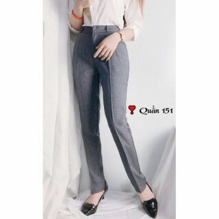 Quần tây công sở phom dài vải bao đẹp - ảnh thật