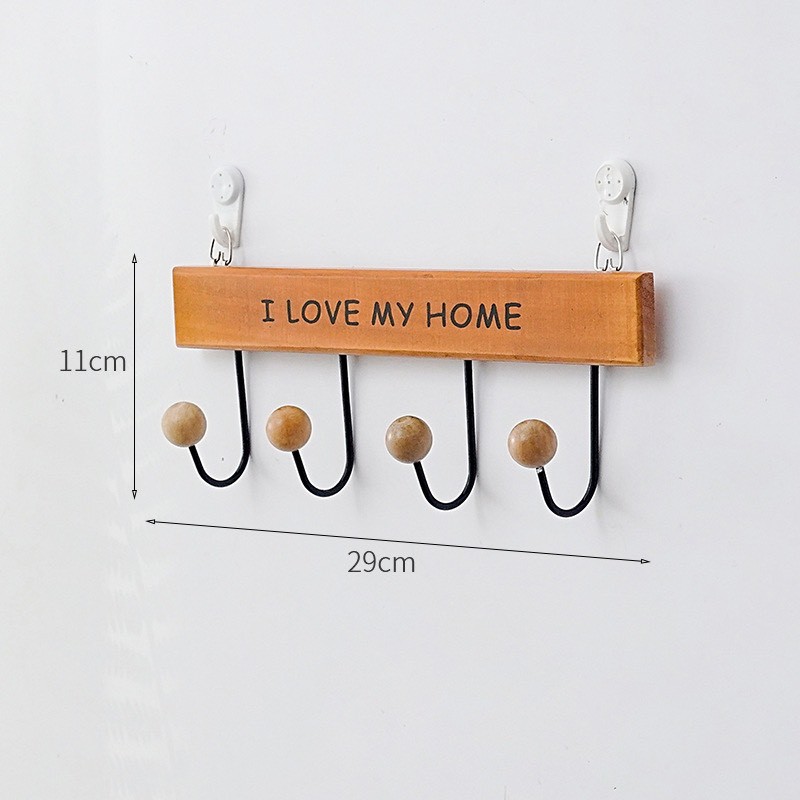 [GIÁ SỈ] Móc treo đồ móc treo quần áo-decor trang trí nha cửa i love my home