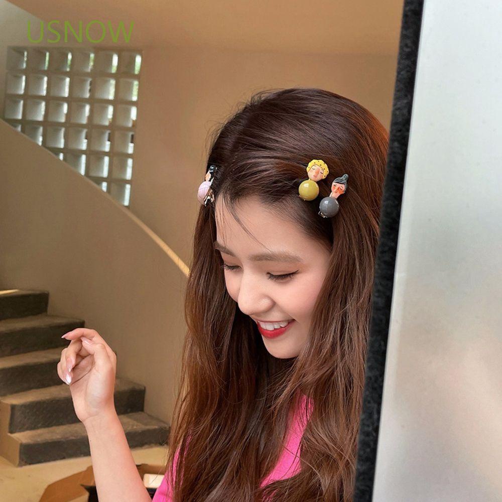 Kẹp Tóc Mỏ Vịt Hình Thỏ Hoạt Hình Đơn Giản Dễ Thương Phong Cách Hàn Quốc Cho Nữ