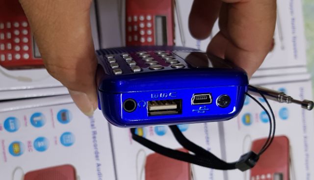 LOA NHỎ L-065 NGHE THẺ NHỚ USB RADIO AM-FM CÓ GHI ÂM