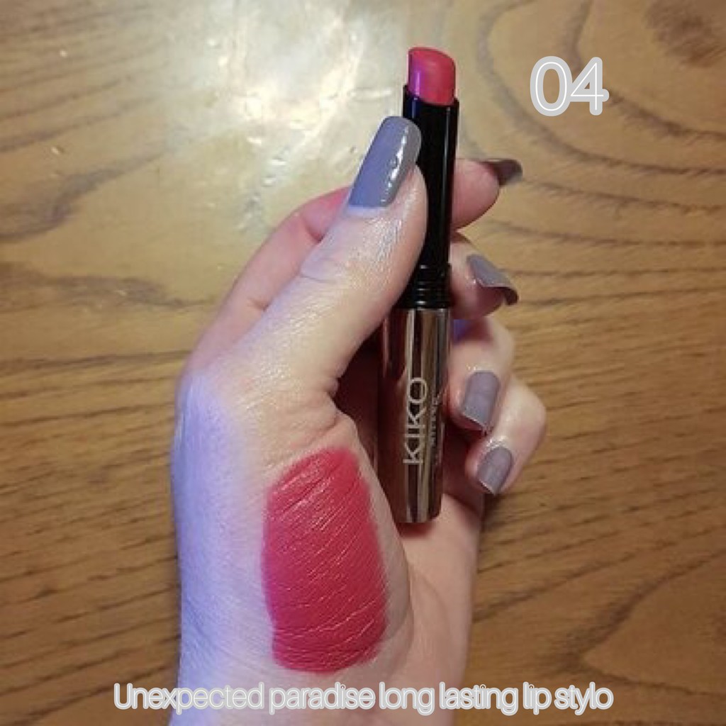 Son lì lâu trôi Kiko Unexpected Paradise Long Lasting Lip Stylo - Son Môi lâu trôi 12 giờ- Kiko Milano  Italy