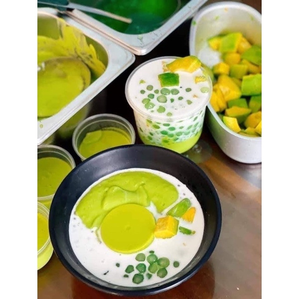 Chè xoài chè bơ puding thạch
