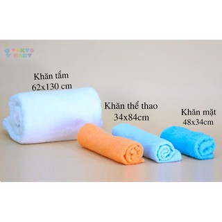 KHĂN TẮM, KHĂN MẶT NGƯỜI LỚN , KHĂN MẶT NHÍ, KHĂN LAU ĐA NĂNG VÀ KHĂN THỂ THAO