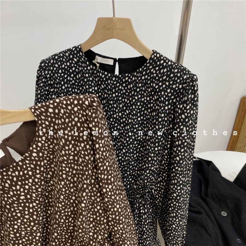 VÁY LIỀN DÀI TAY MÙA THU CỔ TRÒN