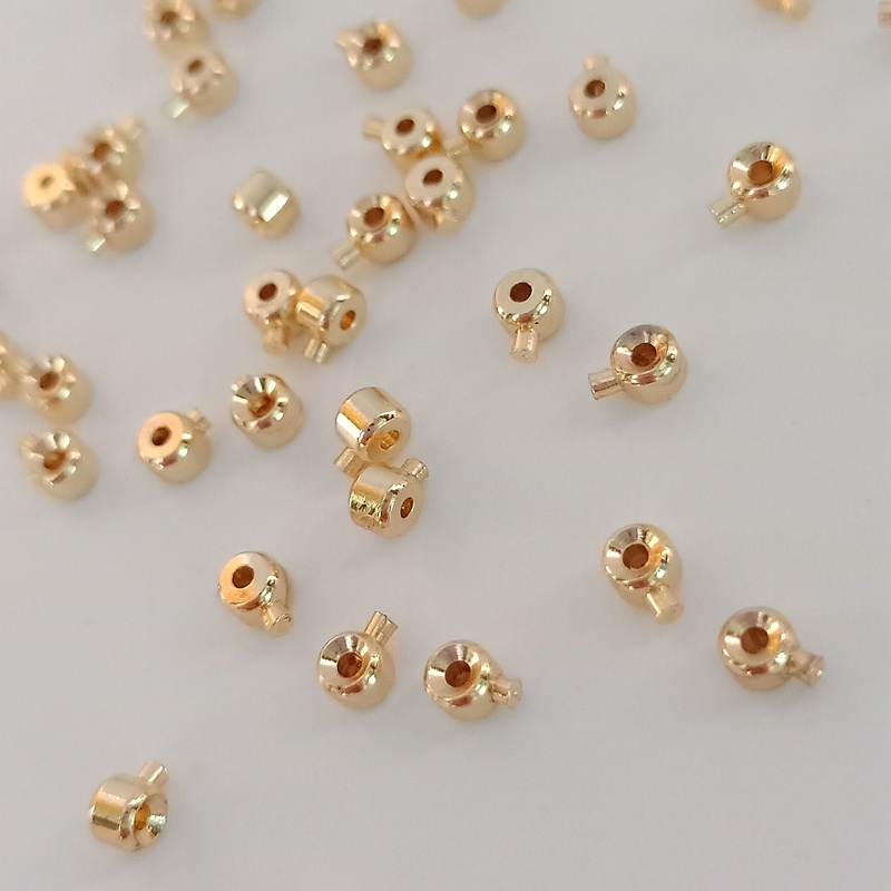 Khóa Cài Bằng Đồng 14K Mạ Vàng 18K Trắng Vàng Bạc Làm Trang Sức Vòng Tay/Vòng Cổ