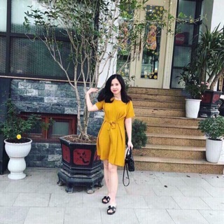Váy buộc eo hàng vnxk