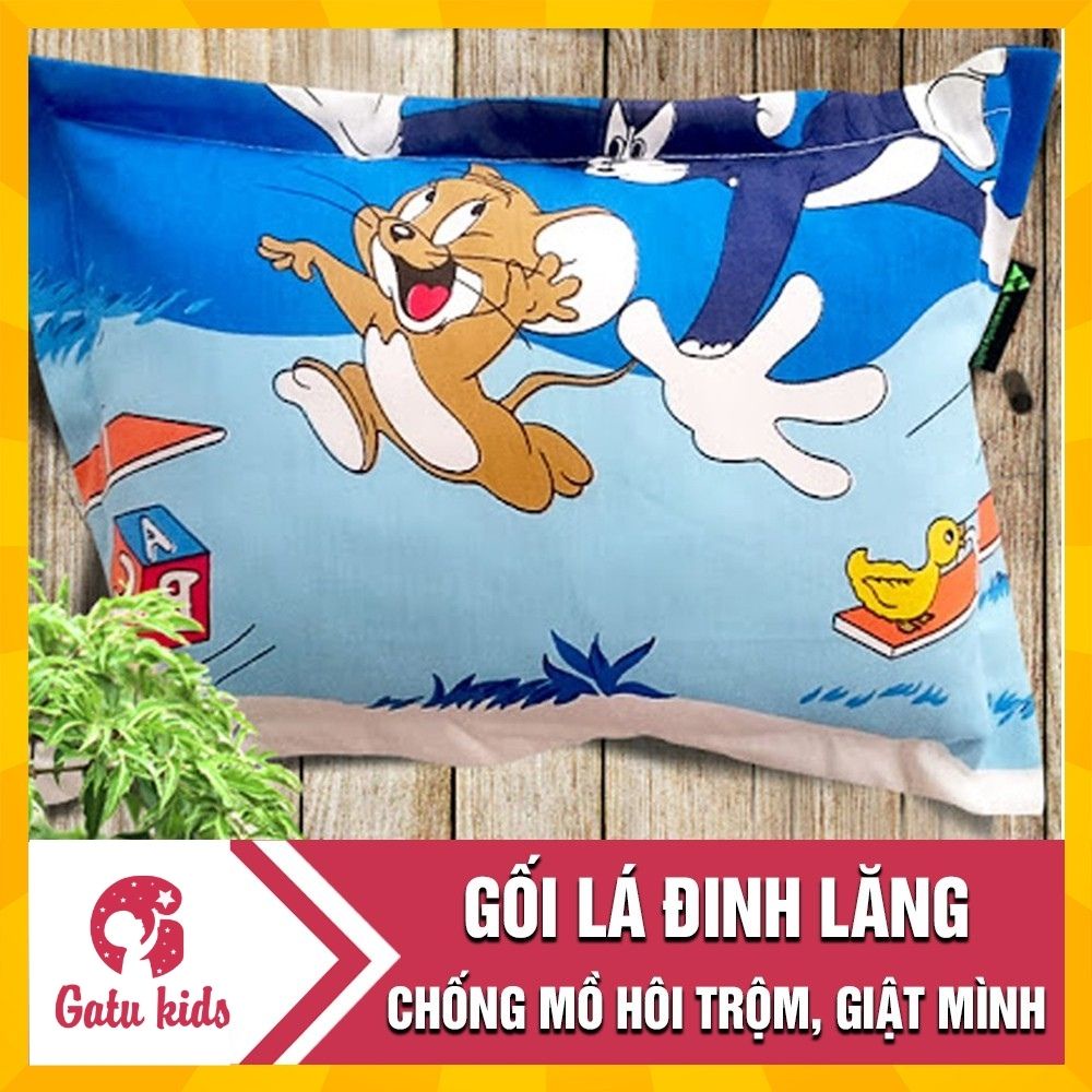 Gối lá đinh lăng cho bé chống mồ hôi trộm, ngăn giật mình