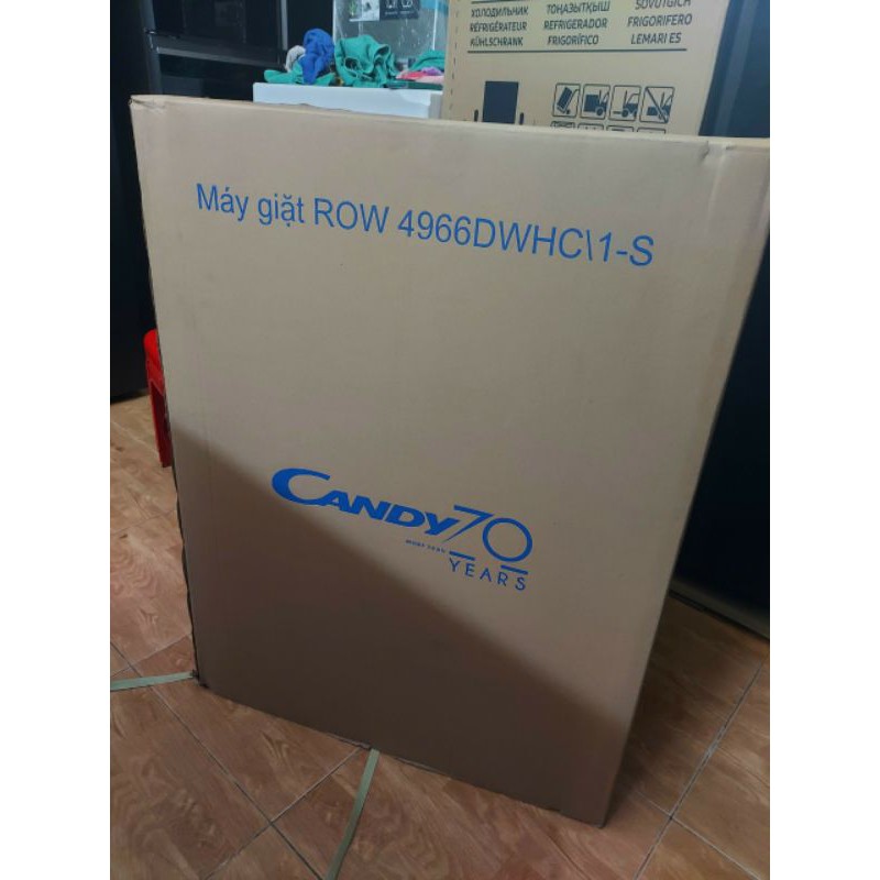 MÁY GIẶT SẤY CANDY 9KY ROW 4966DWHC