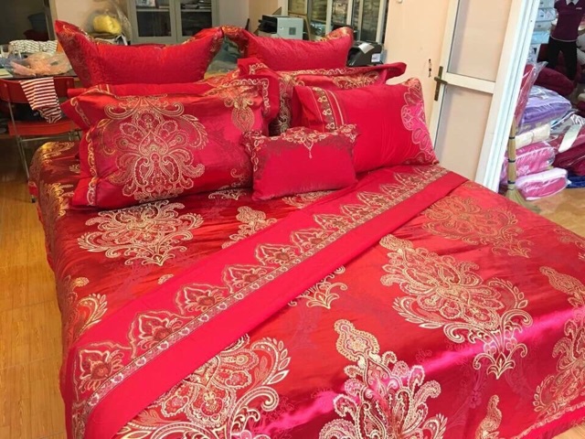 Chăn ga gấm lụa 10 món cao cấp