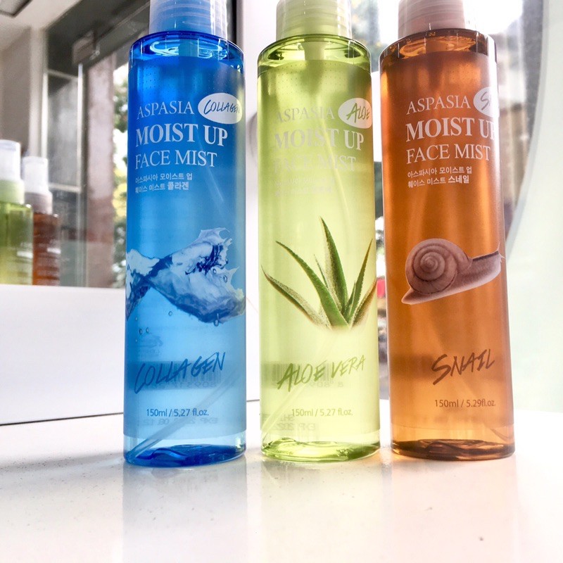 [CHÍNH HÃNG 100%] Xịt khoáng Aspasia Nha đam/Collagen trắng da giữ ẩm_ Hàng Korea | BigBuy360 - bigbuy360.vn