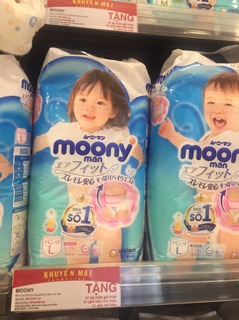 Tã quần Moony L44, XL38