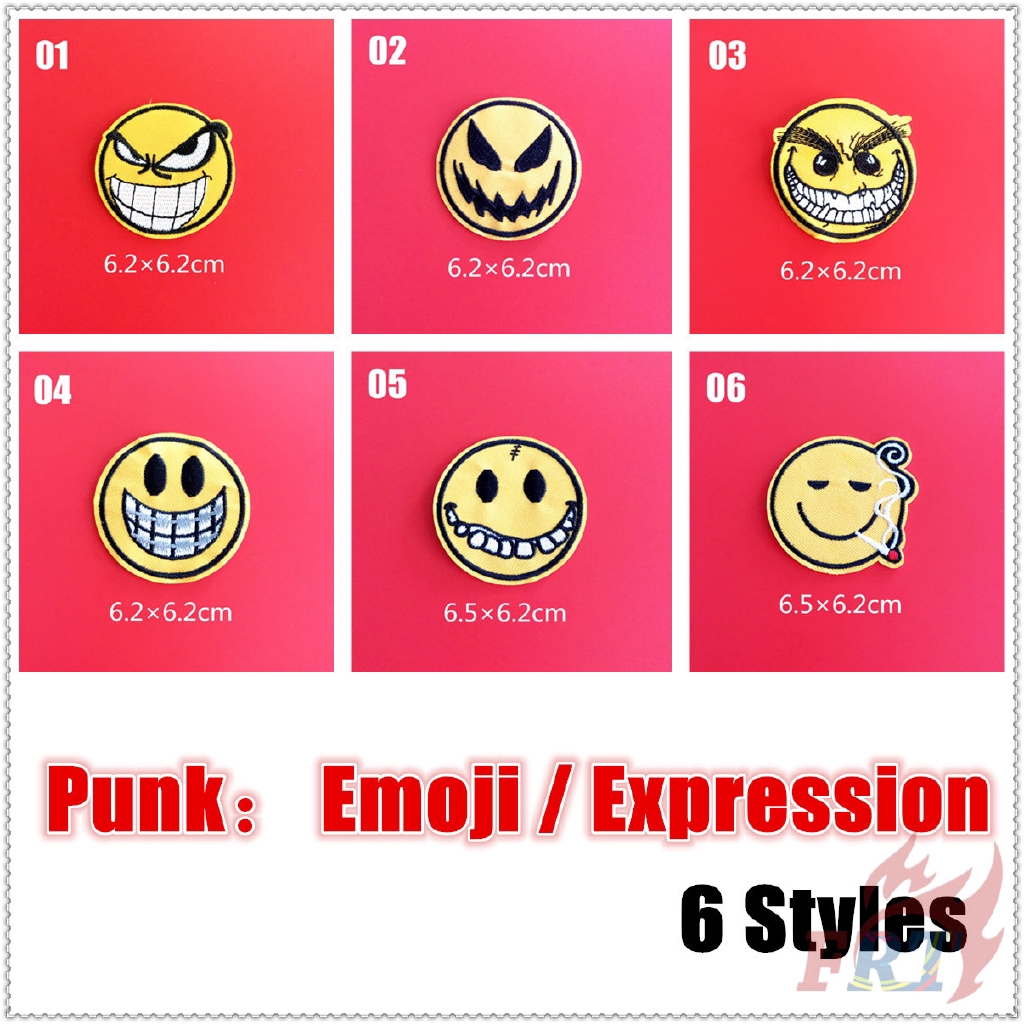1 Sticker Ủi Thêu Hình Emoji