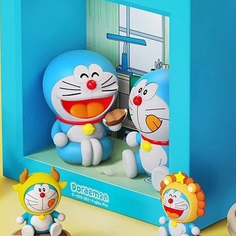 Đèn ngủ cảm biến thông minh sạc cổng USB hình doraemon dùng cho phòng ngủ