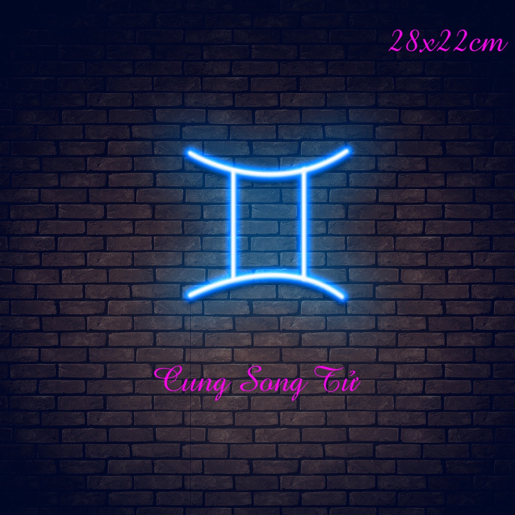 Đèn Led Neon Cung Hoàng Đạo làm tên theo yêu cầu Decor Phòng Ngủ Mẫu Mã Đa Dạng Đáng Yêu Hot Trend 2022 Nhận Thiết Kế Th