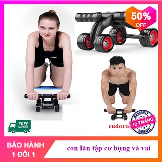 Con Lăn Tập Cơ Bụng tại nhà 💖FREESHIP💖Giảm 10K Khi Nhập [tập cơ bụng] Dụng cụ tập cơ vai và tập cơ bụng tặng kèm thảm