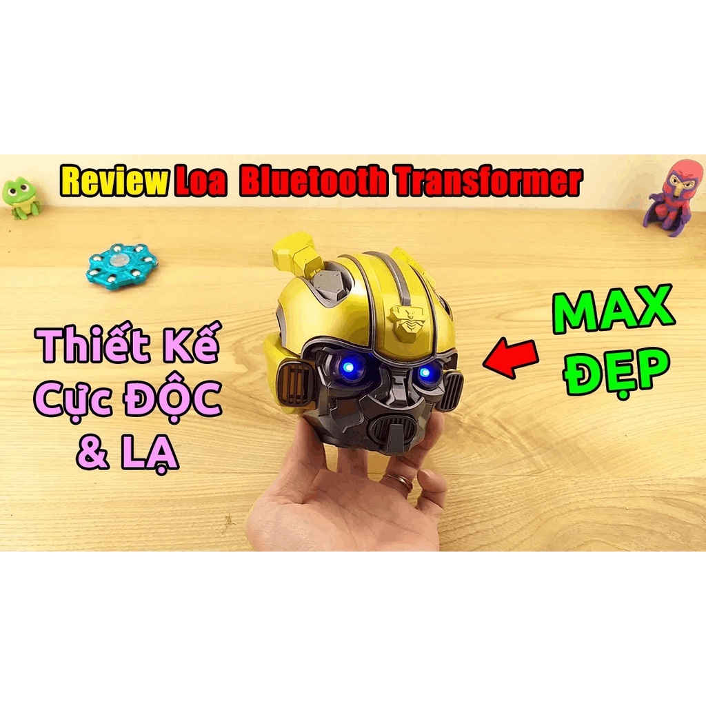 Loa Bluetooth Siêu Chất Ngầu Hình Bumblebee - Âm Thanh Đỉnh Cao - Thiết Kế Độc - Trưng Bày HOT - Hàng nhập khẩu mã LOA00