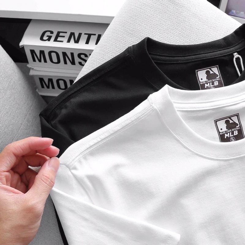 Áo thun unisex MLB DRAGON hai màu đen trắng áo thun from rộng 5 size S, M, L,XL, XXL | BigBuy360 - bigbuy360.vn