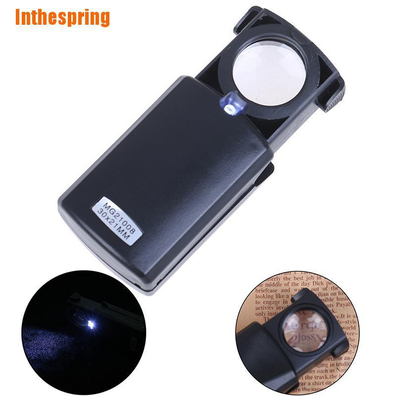 Kính lúp mini có đèn LED đa năng tiện lợi