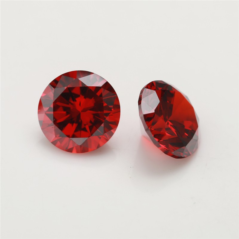 Đá Cz Màu Sắc Garnet Size 1.0~8.0mm Dùng Làm Trang Sức