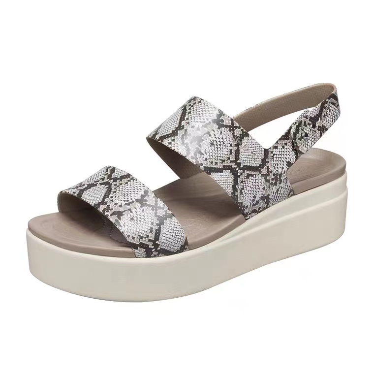 Xăng đan Crocs Brooklyn Đế Dày Thời Trang Cho Nữ206453]