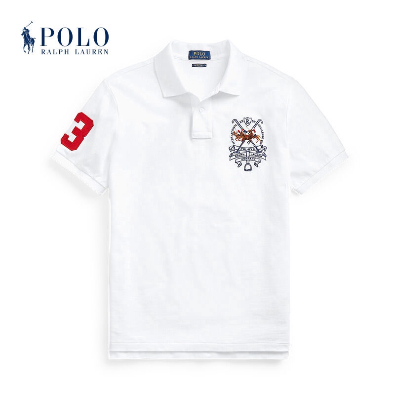 Áo Thun Polo Ralph Lauren Ngắn Tay Ôm Dáng Vừa Vặn Với Thiết Kế Thanh Lịch