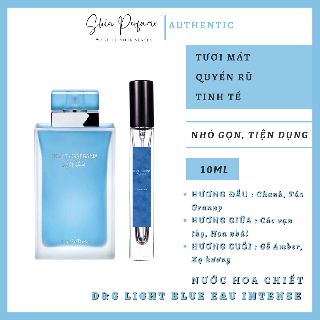 [ Mẫu thử ] Nước hoa D&G LIGHT BLUE INTENSE Nữ