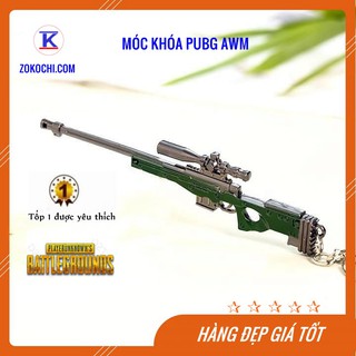 MÓC KHÓA PUBG AWM MÀU XANH THIẾT KẾ ĐỘC ĐÁO