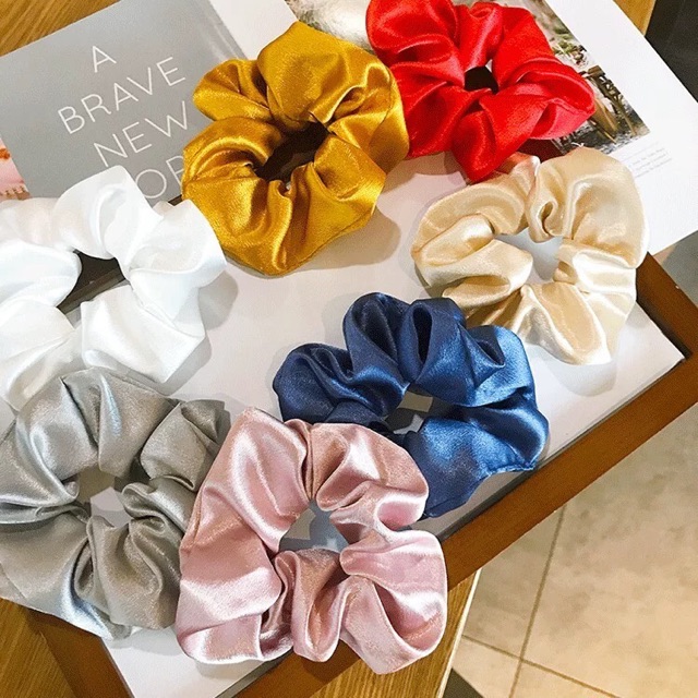 CỘT TÓC SCRUNCHIES - TRƠN BÓNG