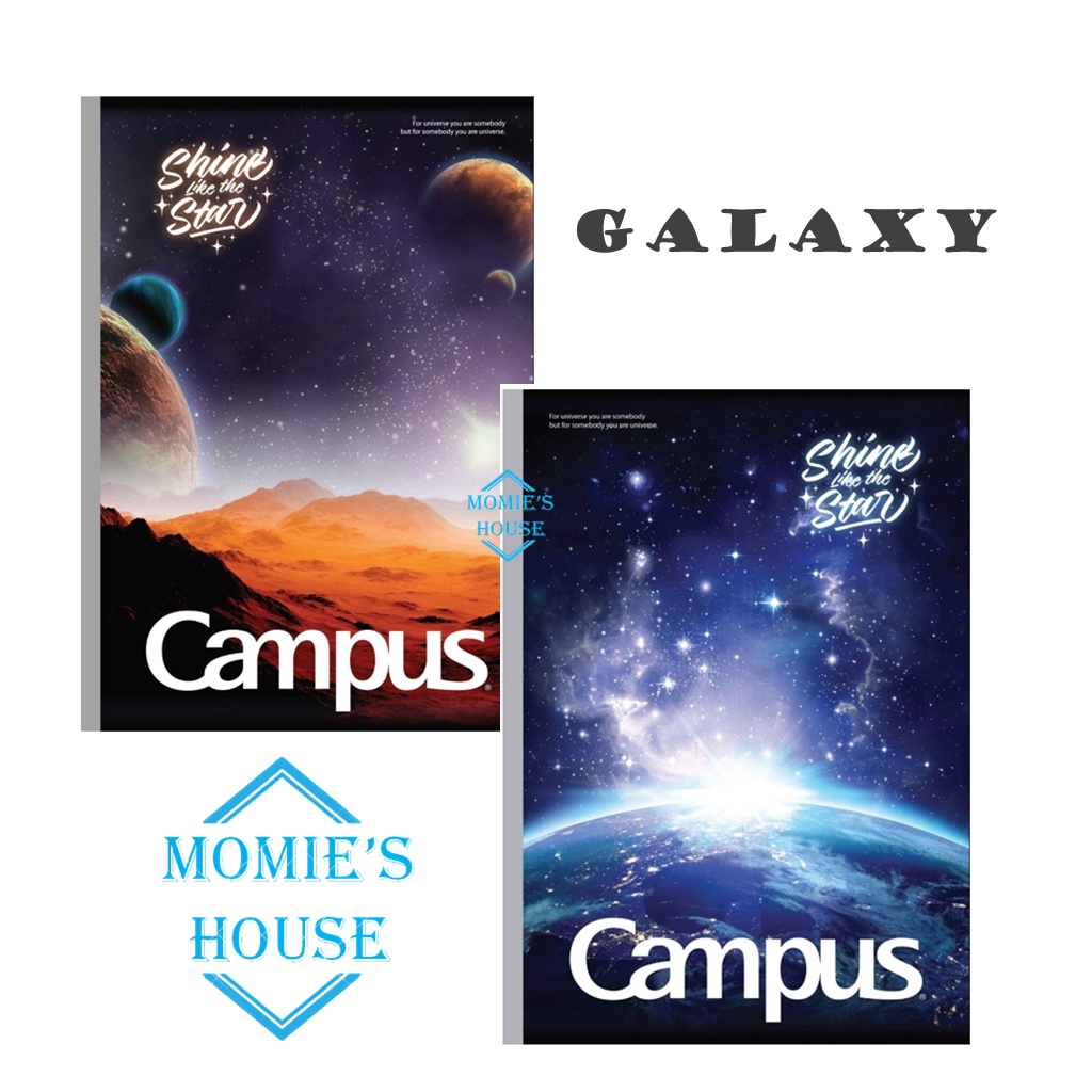 Vở Kẻ Ngang Campus Có Chấm 120 Trang, Vở Học Sinh Galaxy Nhiều Mẫu Độc Lạ, Giấy Chất Lượng Không Nhòe Không Lóa
