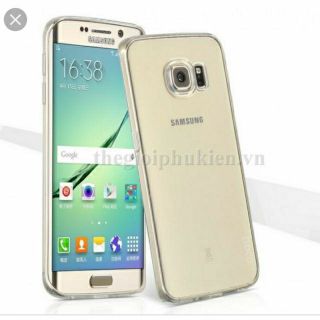 Ốp lưng dẻo silicon  samsung s6edge plus siêu mỏng trong suốt