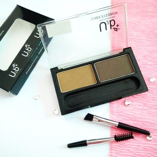 Bột kẻ chân mày Hàn Quốc 2 ngăn dạng nén U2b