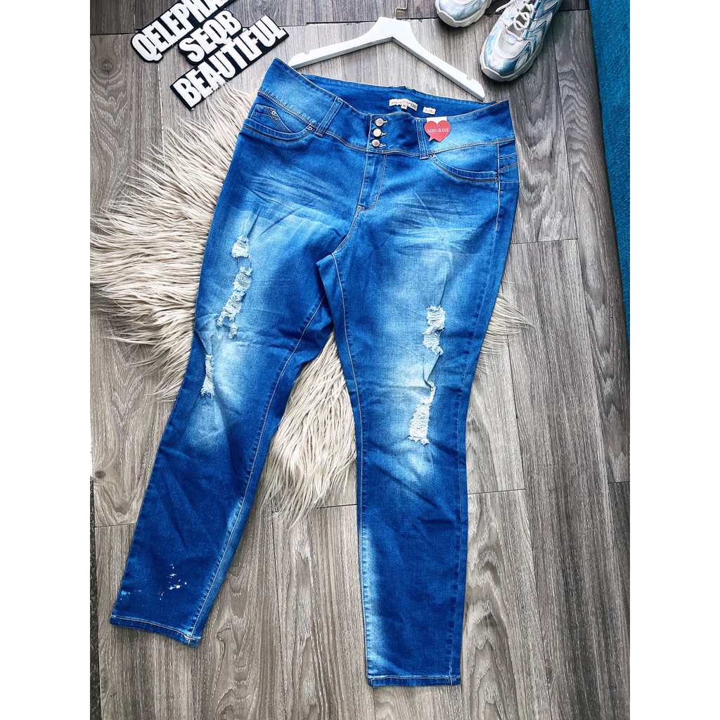 quần jean 3 nút bigsize 85-100kg(ms: JBS-M10)
