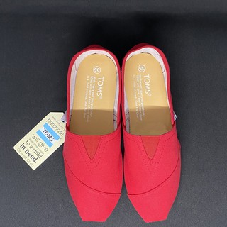 ⚡️[FREE SHIP]⚡️GIÀY TOMS ĐỎ (đế cao su đúc)