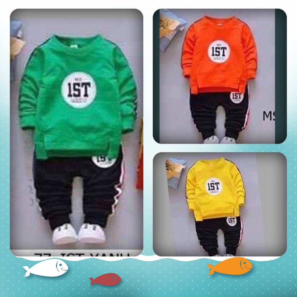 Đồ bộ bé trai thu đông ST