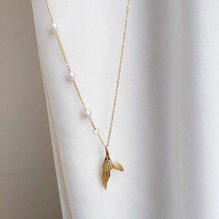 Dây chuyền Mỹ nhân ngư Mermaid Chuỗi xương đòn không đối xứng