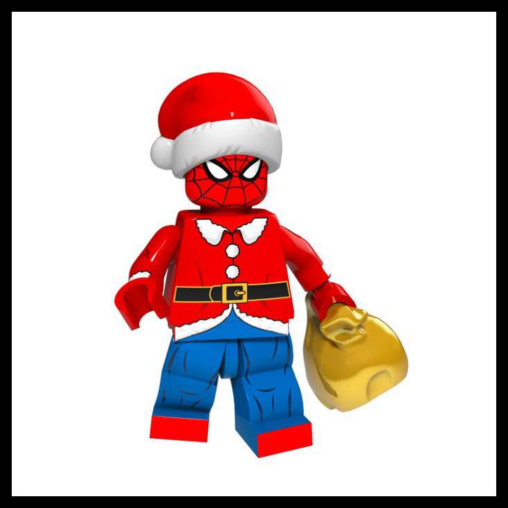 Mô Hình Đồ Chơi Lắp Ráp Lego Hình Venom / Người Nhện / Ông Già Noel / Người Nhện Độc Đáo