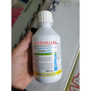 Thuốc muỗi, kiến, gián, ruồi, bọ chét ICON 2.5 EW(250ml) - Syngenta - Thụy Sỹ