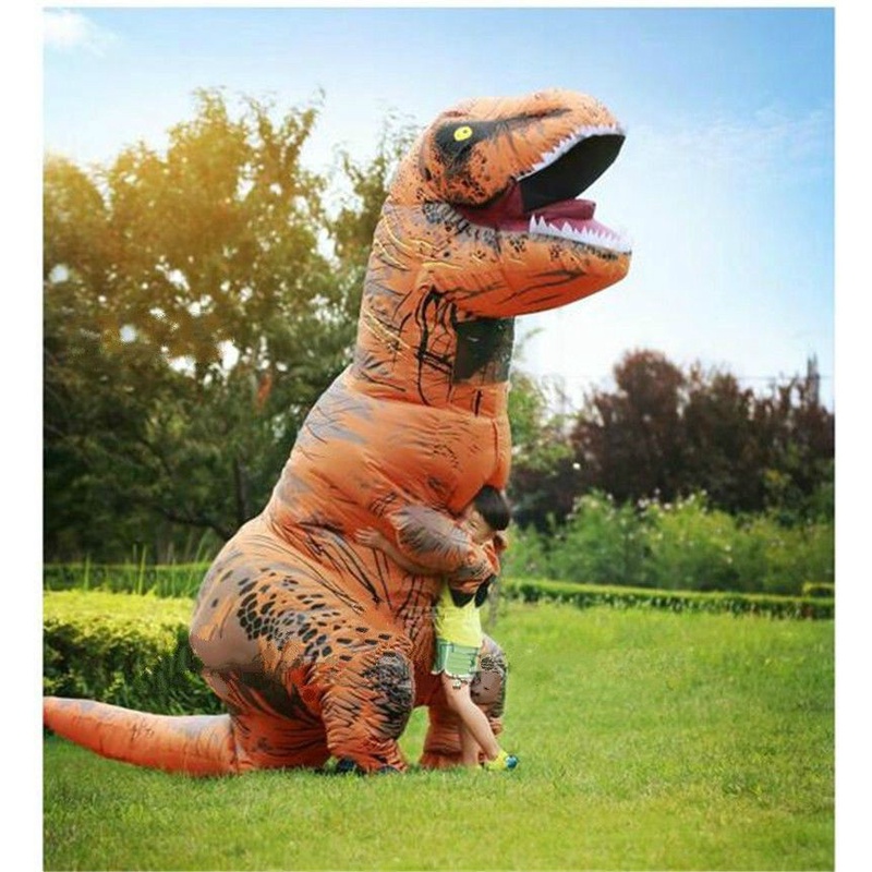 Bộ Áo Liền Quần Bơm Hơi Hóa Trang Khủng Long jurassic uk Cho Người Lớn