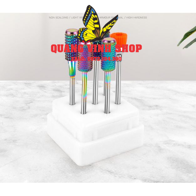 Bộ đầu mài titan chuyên nghiệp 7 chi tiết