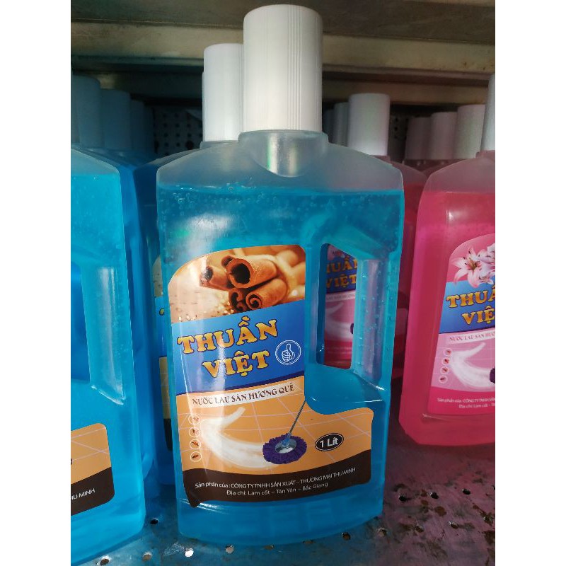 Nước lau sàn hương hoa ly, hương quế 1L