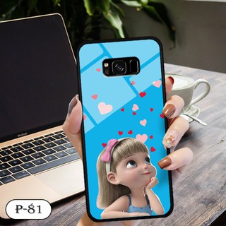 Ốp lưng kính 3D Samsung Galaxy S8/ S8 Plus-cute